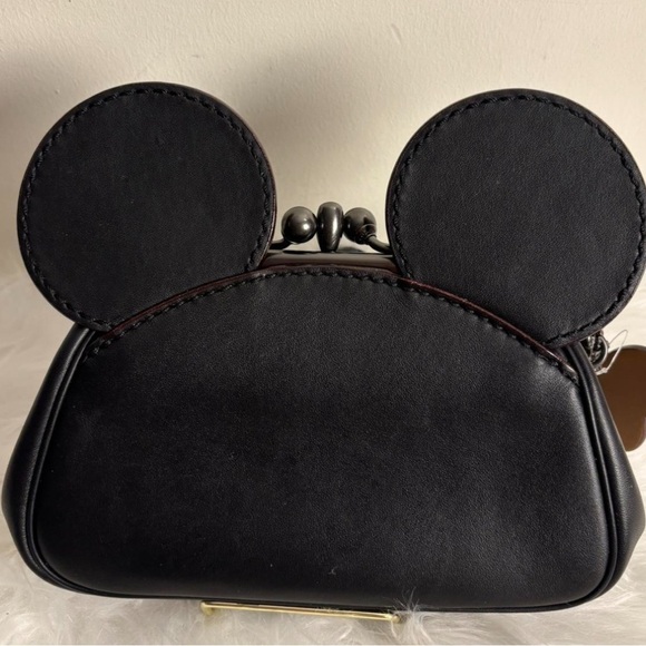 Coach Disney X  Kisslock Wristlet Minnie Mouse Ears Limited Edition - Picture 5 of 8